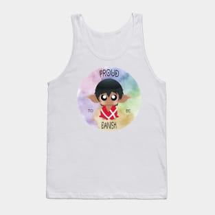 Proud to be Danish (Sleepy Forest Creatures) Tank Top